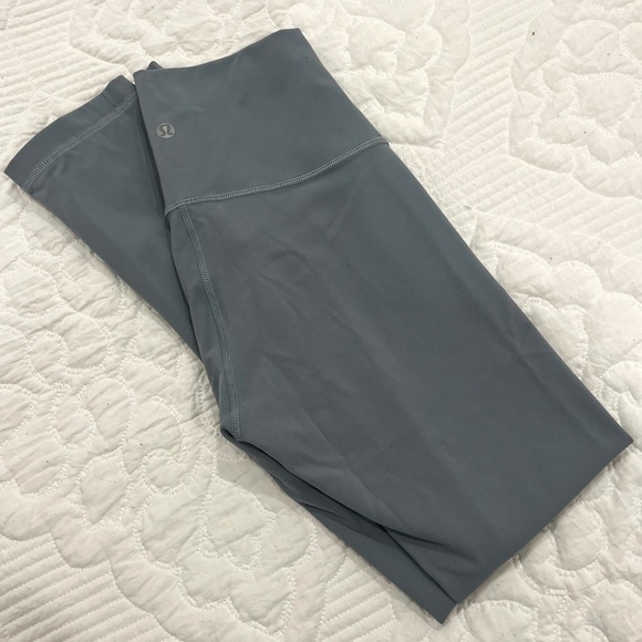 Baby Blue/Grey Lululemon Leggings - Picture 6 of 8